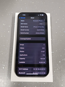 Apple iPhone 14 Pro Max 128GB Space Black (7 foto / 9)