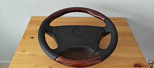 Mercedes-Benz restaureeritud Zebrano puitrool, W124, W140 (2 foto / 8)