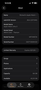 Apple Watch Ultra 3 GPS + Cellular 49мм Черный, Гарантия! (9 фото из 9)