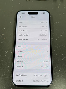 Apple iPhone 15 128GB Blue, 2 слота для SIM-карт! (8 фото из 9)