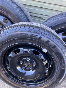 VW диски+летние шины Pirelli 5x100