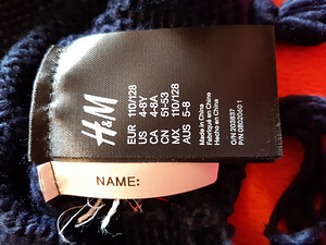 H & M пончо р 110/116 (2 фото из 2)