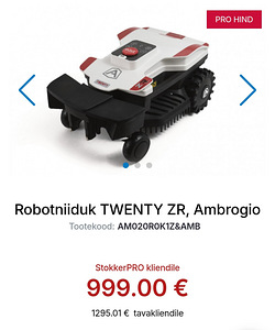 Ambrogio robotniiduk varuosadeks. (1 foto / 4)