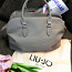 Liu Jo серо-бежевая объемная фактурная сумка (фото #1)