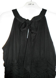 Sara Kelly by Ellos pidulik pliseeritud must kleit, 40-42-XL (8 foto / 10)