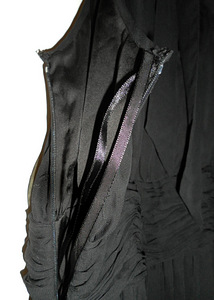 Sara Kelly by Ellos pidulik pliseeritud must kleit, 40-42-XL (5 foto / 10)