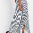 Длинная морская трикотажная юбка в полоску, 44 -XL (фото #5)