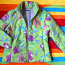 В/о нежно-зеленая куртка с цветочным узором, M-L-38-40 (фото #1)