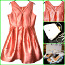 Праздничное персиково-розовое платье, 42-44-XL, новое (фото #3)