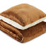 Dormeo Warm Hug pruun komplekt-pleed (200x200)+padi, uus (foto #2)