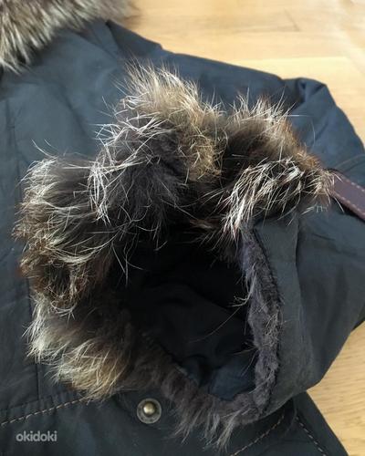 Зимняя куртка с капюшоном, мех лиса-кролик, 52-XL-2XL (фото #7)