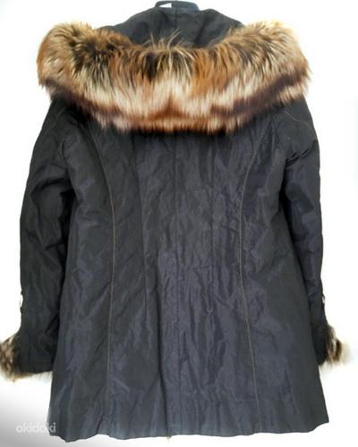 Зимняя куртка с капюшоном, мех лиса-кролик, 52-XL-2XL (фото #9)