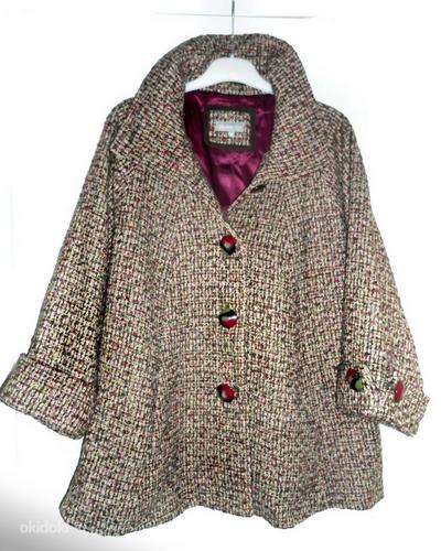 Per Uno эффектное цветное пальто весна-осень, 44-UK16-XL (фото #4)