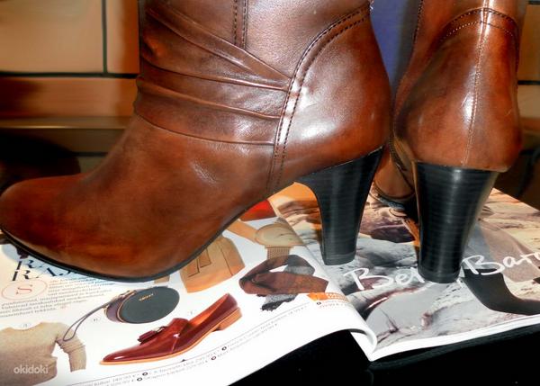 Caprice высокие коричневые кожаные сапоги, 40, новые (фото #4)