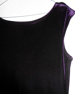 Elegantne veniv sametist lilla-violett maksikleit,40-42-UK12 (6 foto / 7)