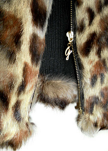 Guess leopardimustriga jänesekarvane kootud vest, S-M (5 foto / 9)