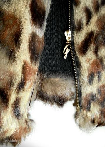 Guess leopardimustriga jänesekarvane kootud vest, S-M (foto #5)