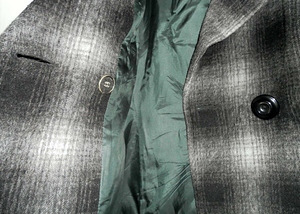 Debenhams karvane hall ruuduline mantel. 42-44- XL-UK16 (8 foto / 9)