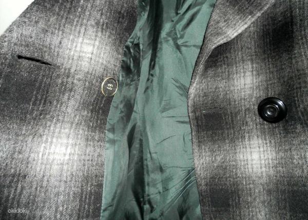Jasper Conran cтильное серое в клетку пальто, 42-44- XL-UK16 (фото #8)