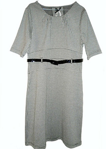 Эффектное офисное платье-футляр -стрейч, 44-48-XL-2XL (1 фото из 7)