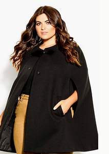 Atmosphere trendikas must mantel-keip, UK18-46-XL-2XL (1 foto / 10)