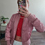 Розовый бомбер куртка XS (фото #1)