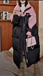 Куртка пуховик новый oversize размер.