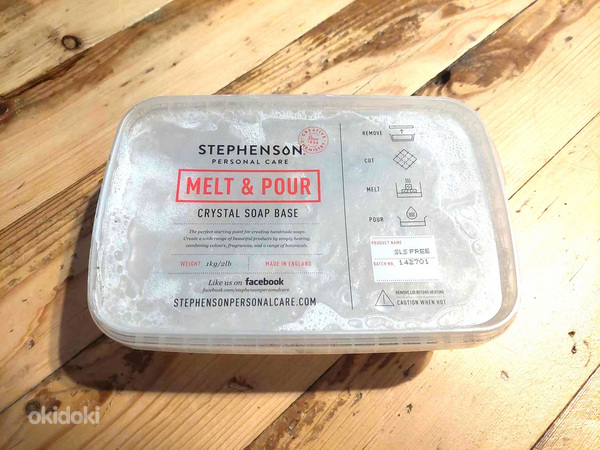 Мыло Stephenson Melt&Pour производственный вес 1 кг. (фото #1)