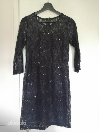 НОВИНКА кружевное черное платье, размер S-M (фото #1)