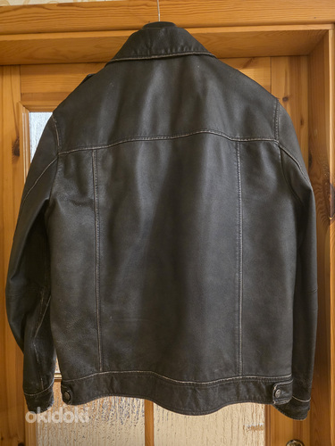 Guess nahkjope, kapuuts eemaldatav, L-XL