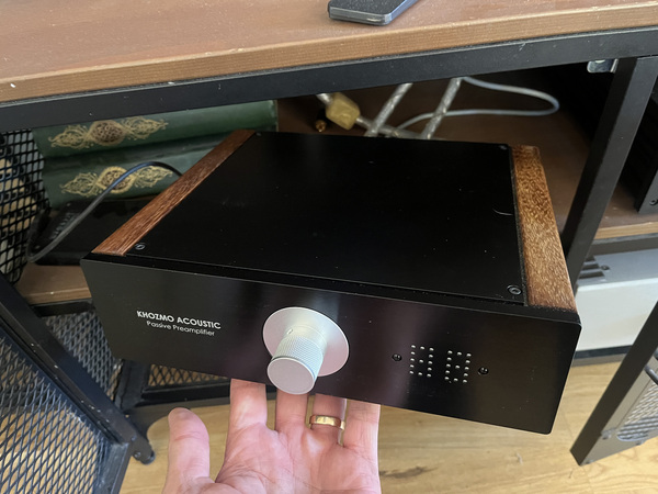 KHOZMO high-end passive preamp+active Staccato module + LPSU