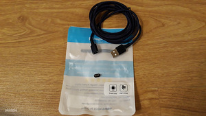 USB -kaabel - mikro -USB. Magneti ja rohelise taustvalgustusega (5 foto / 5)