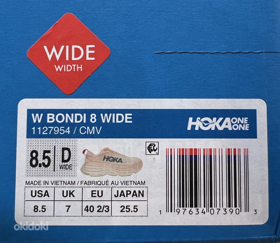 Новые женские кроссовки HOKA W BONDI 8 (фото #9)