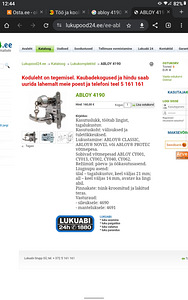 LUKUKORPUS ABLOY 4190 VASAK JA PAREM ,Vaata fotosid ! (2 foto / 9)
