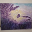 Холст 50х70 см картина маслом бабочка (фото #1)