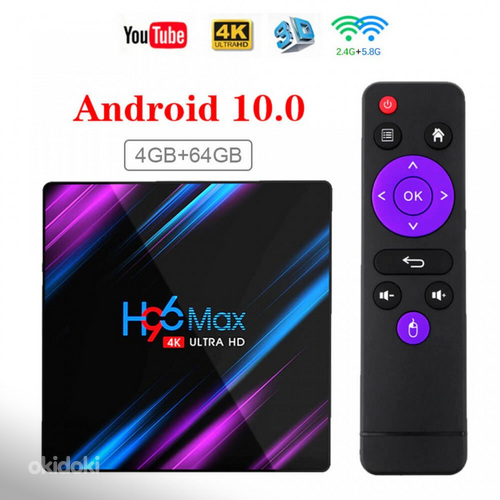 Android tv boxid H96MAX, DQ03 (foto #1)