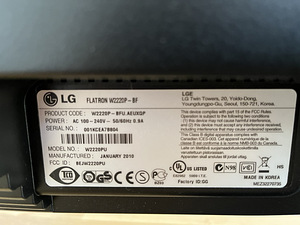 LG 22" 1680x1050 IPS monitor (5 foto / 5)