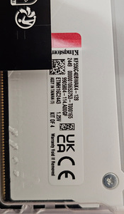DDR5 4x32 GB 5600 XMP vahetan DDR5 2x48 GB EXPO 6000 vastu (3 foto / 3)