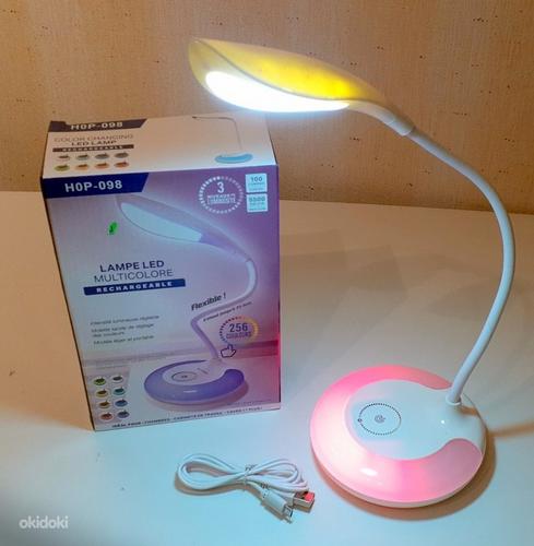 LOT!UUS USB -laetav juhtmevaba LED Lamp 256 värvi (foto #4)