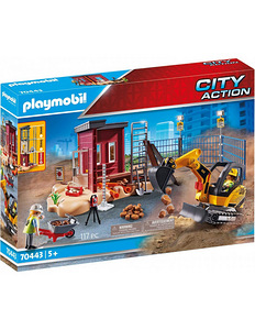 LOT! Konstruktor Playmobil 70443 City Action Ehitusplats (1 foto / 1)