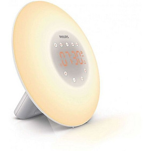 LOT! Philips LED-lamp Wake-up Raadio HF3505/01 (1 foto / 2)