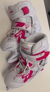 Коньки Roces Jokey Ice 2.0 Girl, белый/розовый 26-31 (3 фото из 4)