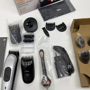 LOT! Машинка для стрижки волос, бритва Braun All-in-one 7 (5 фото из 9)
