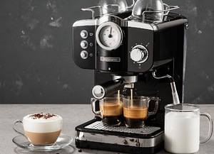 DELIMANO ESPRESSO Kohvimasin DELUXE NOIR (1 foto / 3)