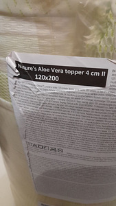 DORMEO NATURE'S ALOE VERA TOPPER 4 CM II 120X200 (5 фото из 5)