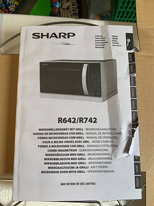 LOT! Mikrolaineahi Sharp R742INW 25L Grill (5 foto / 9)