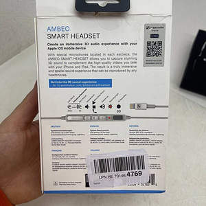 LOT! Sennheiser AMBEO SMART Peakomplekt kõrvaklapid (2 foto / 10)