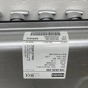 LOT! Franke 106.0525.290 gaasipliit 5 pliidiplaat (10 foto / 10)