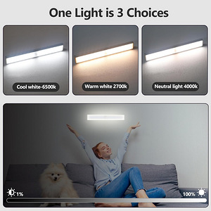 Valgusti USB-taaslaetav LED Lamp anduriga magnetiline 35cm (3 foto / 10)