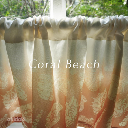 Bluique Coral Beach Кухонные шторы 70х60 см (фото #5)